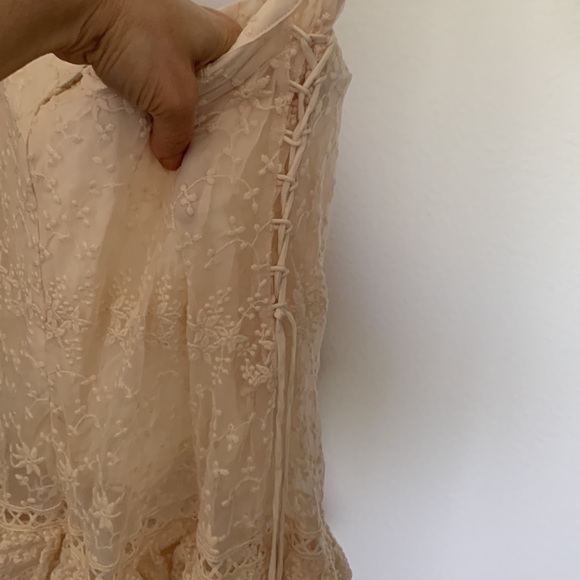 Spell sample Le gauze lace tiered skirt Small - Picture 3 of 11